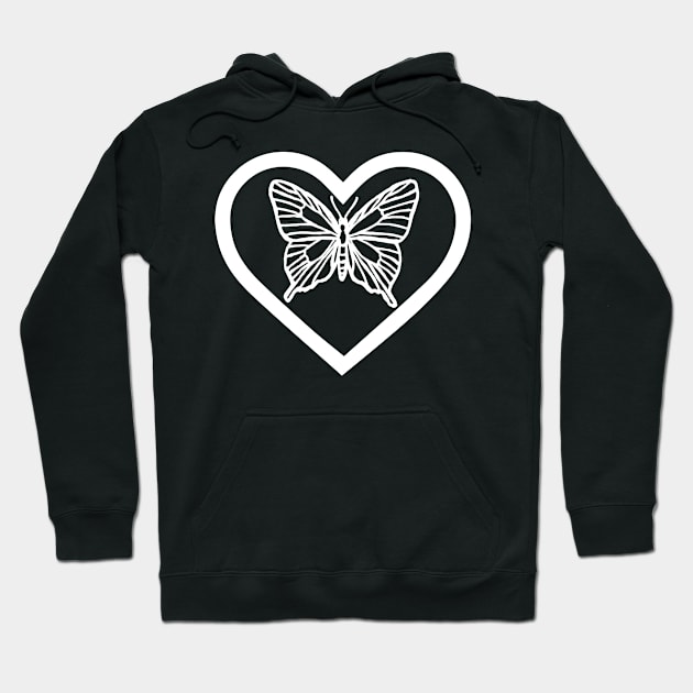 Monarch Butterfly lover Hoodie by livania